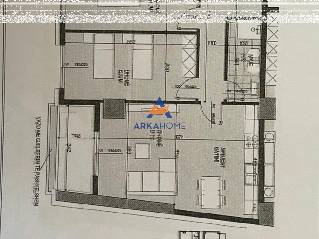 FOR SALE APARTMENT 3+1+ BALCONY "FORMER AVIATION FIELD" 238,900 EURO