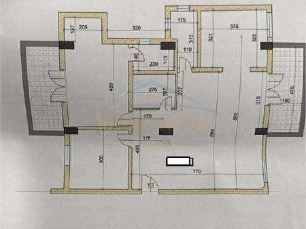 Shitet , Apartament 2+1+2+2 Poste Parkimi , Myslym Shyri , Tirane