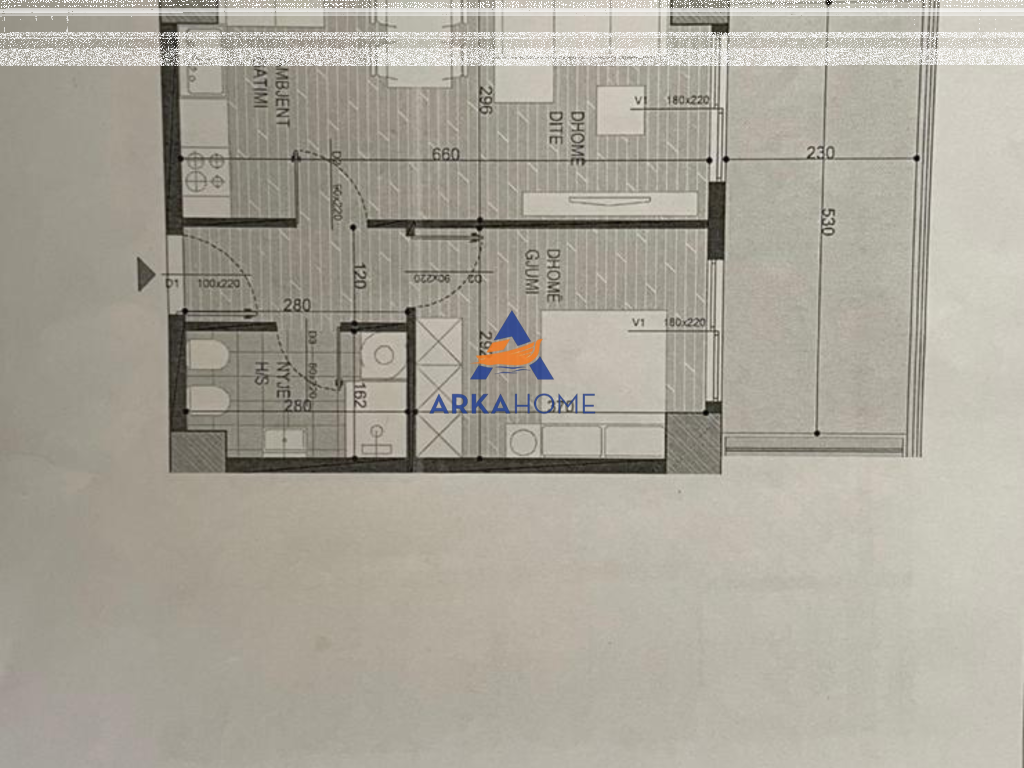 FOR SALE APARTMENT * 1+1+ BALCONY "FORMER AVIATION FIELD" 105,900 EURO