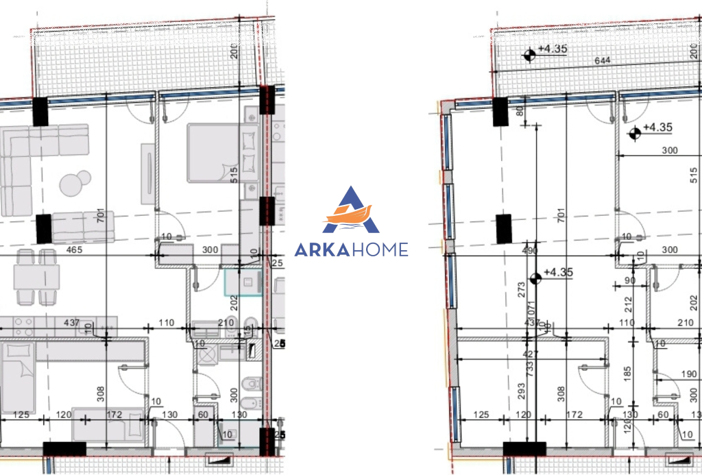 VENDESI APPARTAMENTO MODERNO 2+1+BALCONE "GOLEM" 133.400 EURO