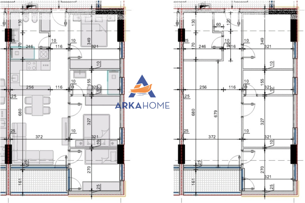 VENDESI APPARTAMENTO 2+1+BALCONE "GOLEM" 122.360 EURO