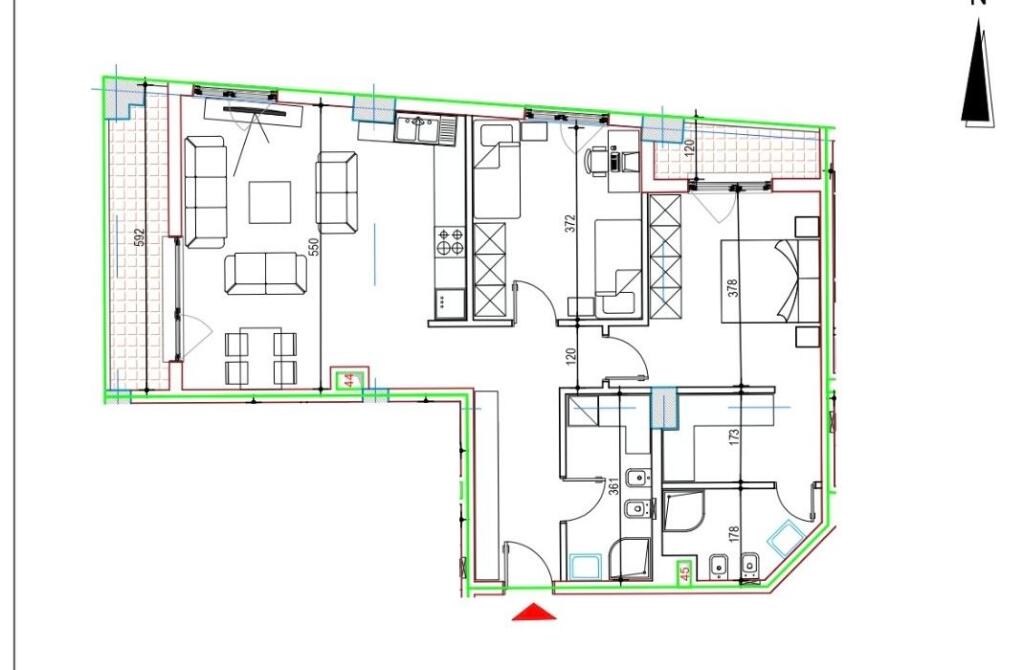 Shitet apartament 2+1+2 21 Dhjetori