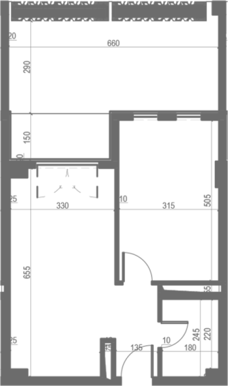 Shitet, Apartament 1+1, Univers City, Tiranë