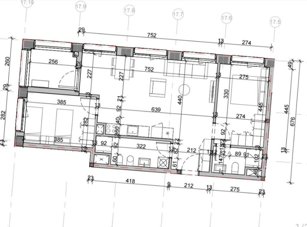 2+1 Apartment for sale – Ali Demi, Complex “Mangalem 21”, Tirana