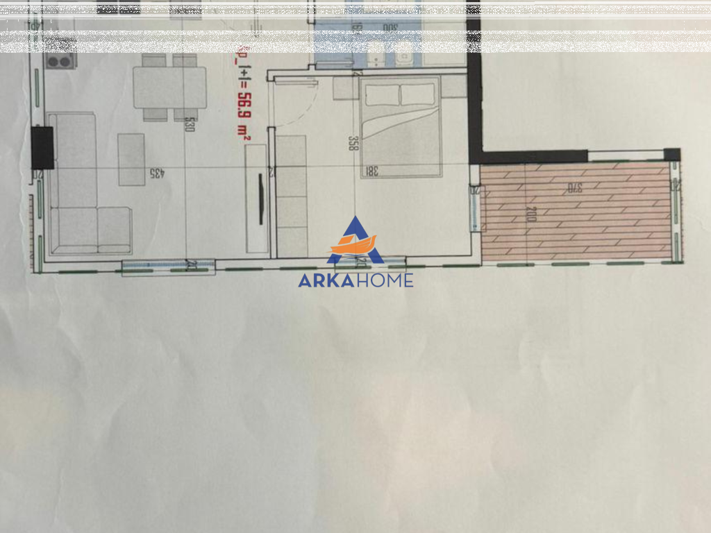 VENDESI APPARTAMENTO 1+1+ BALCONE "COMPLESSO ILIRIA, PASKUQAN" 85.319 EURO
