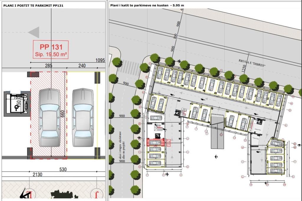 – Two parking spaces located next to each other are for sale!