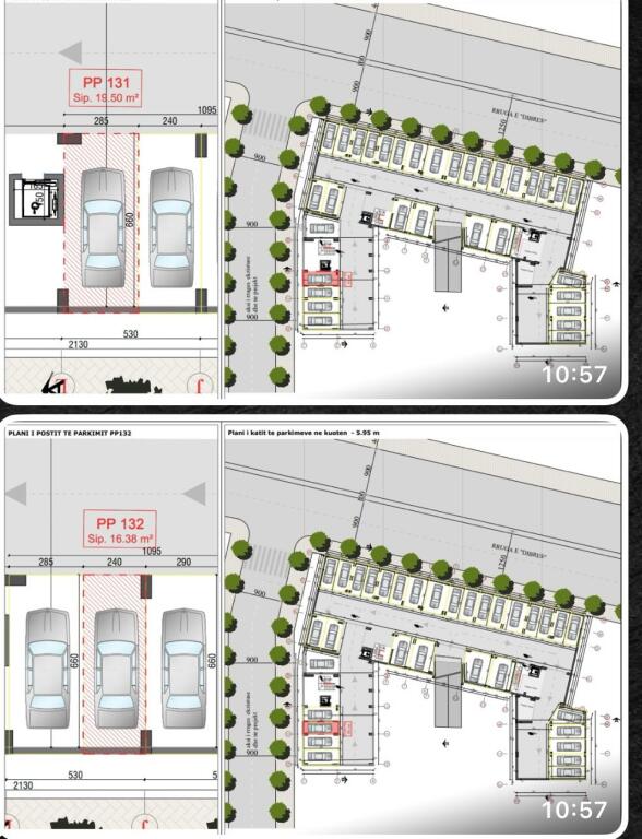 – Two parking spaces located next to each other are for sale!