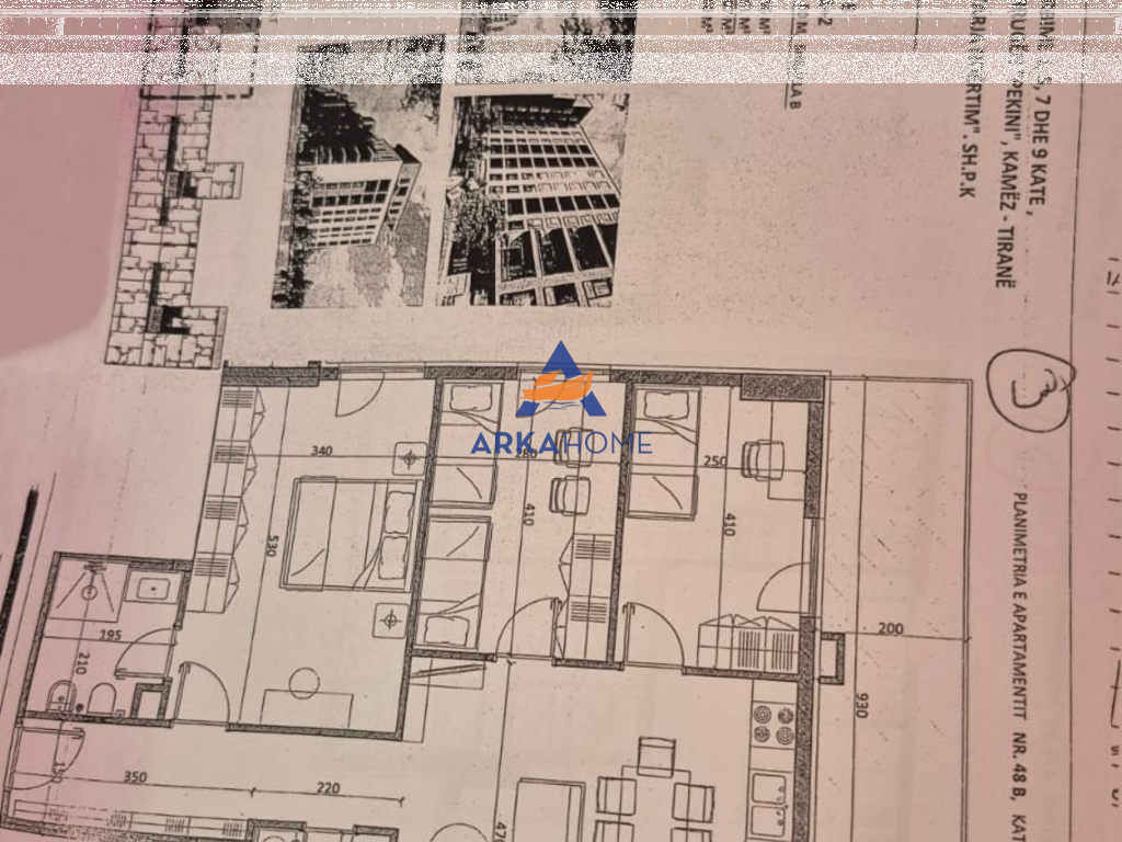 FOR SALE APARTMENT 3+1 "PEKINI STREET, KAMEZ" 84100 EURO