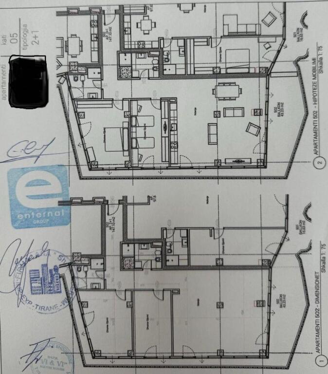 FOR SALE 2+1 APARTMENT AT TIRANA ROCK, SKENDERBEJ SQUARE