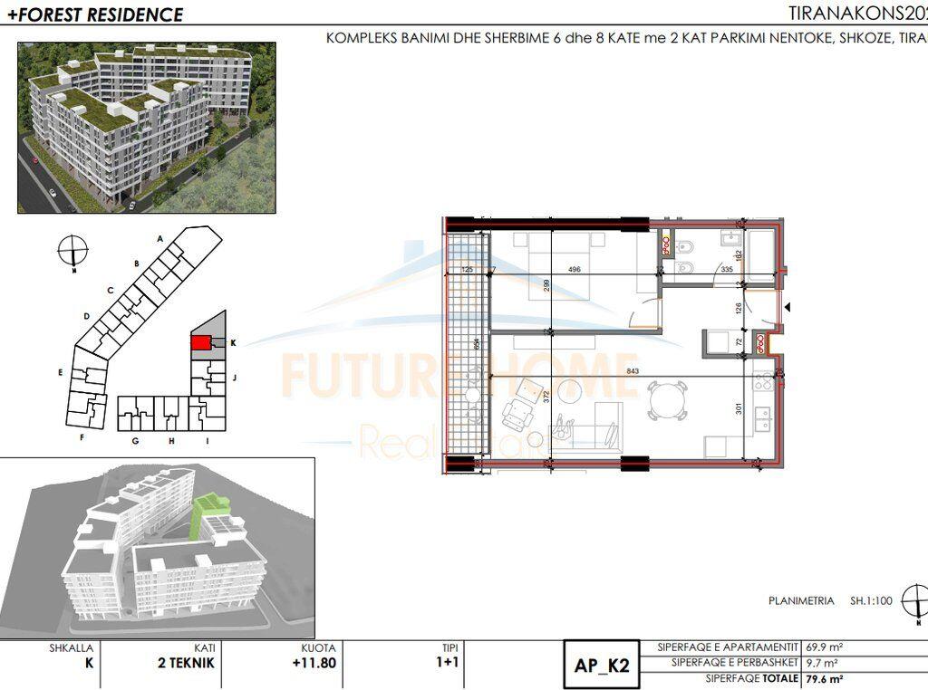 Apartment for sale, Shkoze