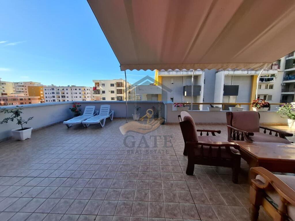For Rent Apartment 1+1 + Veranda – Iliria Beach, 7th Floor with Elevator