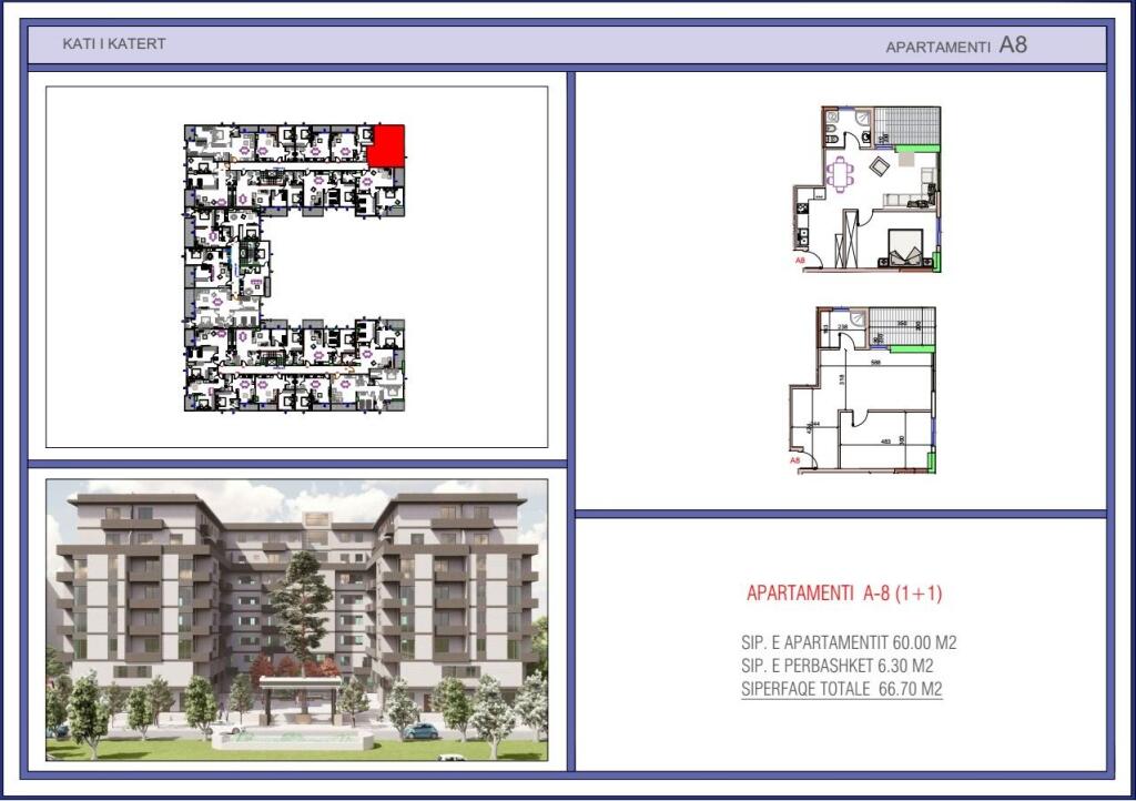 1+1 for sale in Golem Saeli Residence