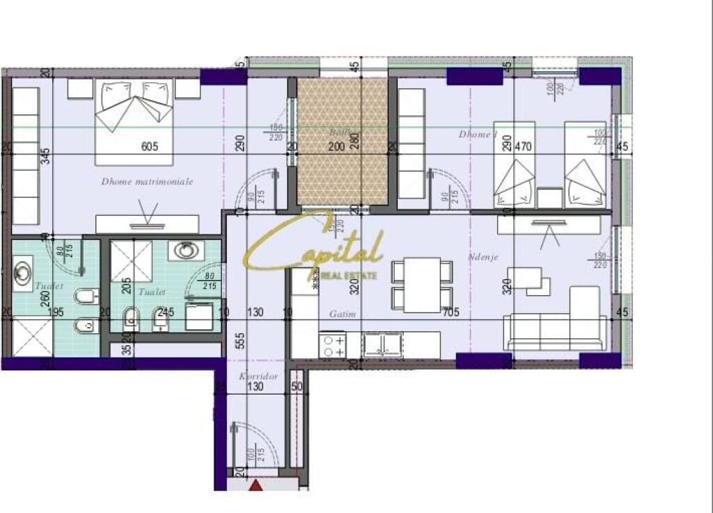 FOR SALE APARTMENT 2+1 TIRANA ENTRY 3 139,000 EURO