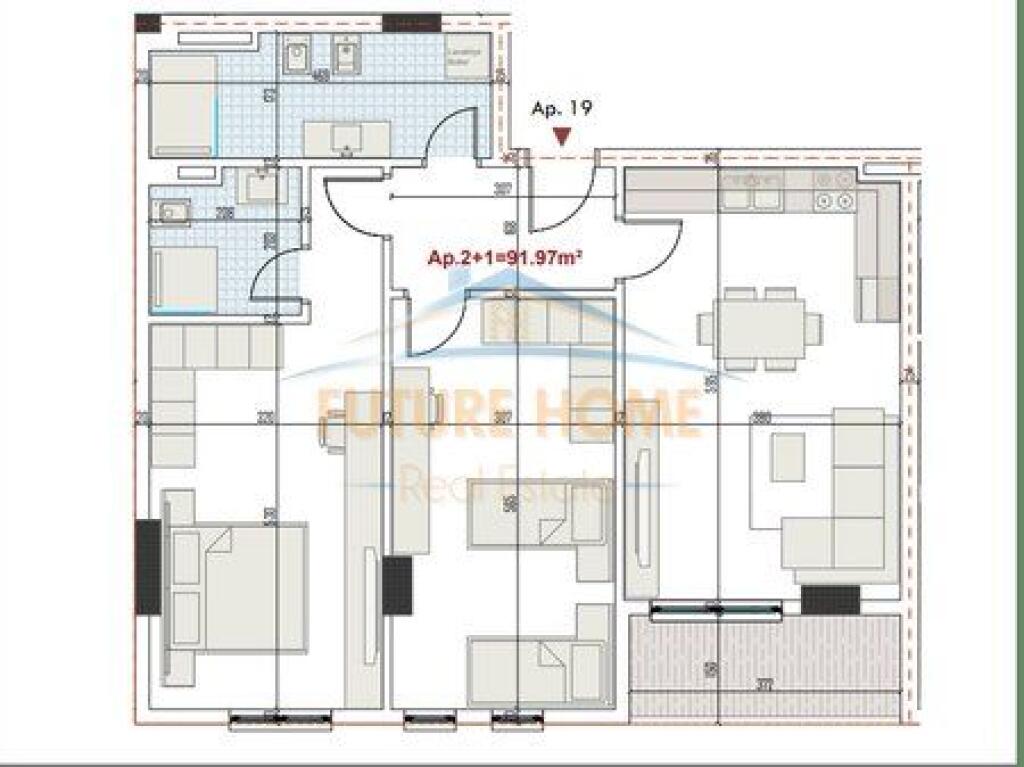 In vendita, Appartamento 2+1+2, Ringside Residence