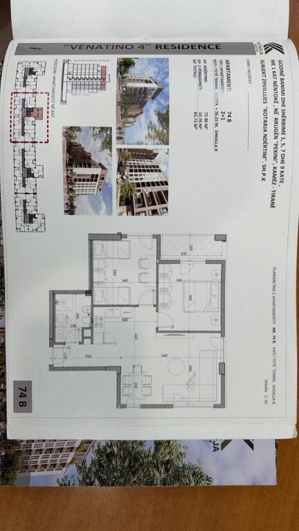 Apartments for sale in Kamëz – Complex “Venatino”, Pekinë Street