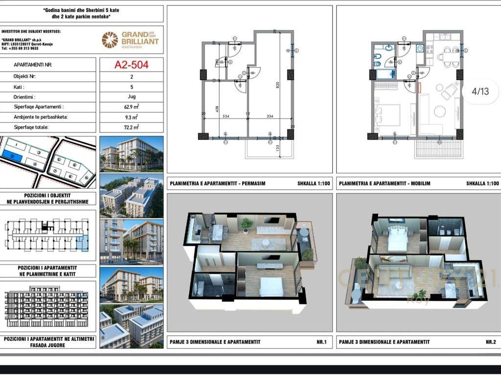 APARTMENT 1+1 FOR SALE IN QERRET AT PALM PARADISE RESIDENCE!