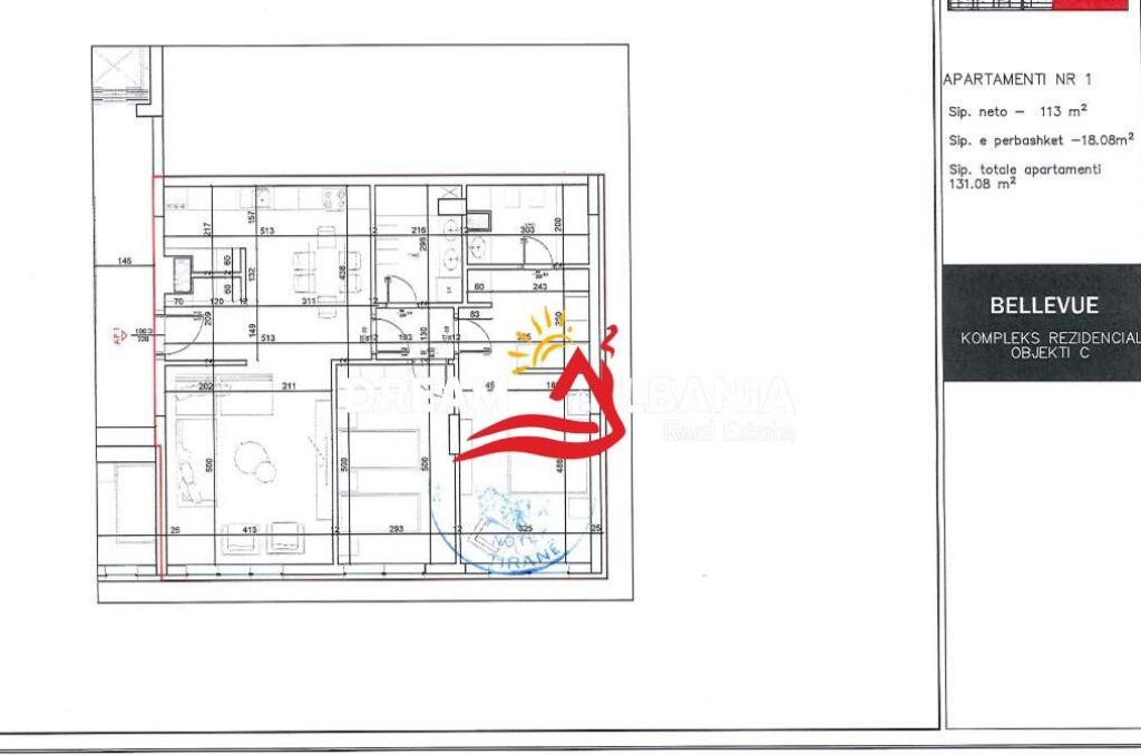 Appartamento 2+1+2 In Vendita A Xibraku (ID 41212131)