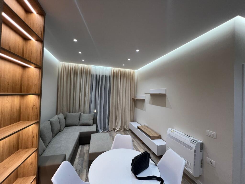 For rent newly furnished apartment 1+1, 5 May Street (Building from year 2025) Price: 500 thousand lek