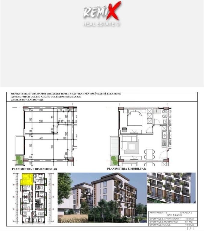 APARTMENT 1+1 FOR SALE IN GOLEM – ONLY 1,200 €/m²