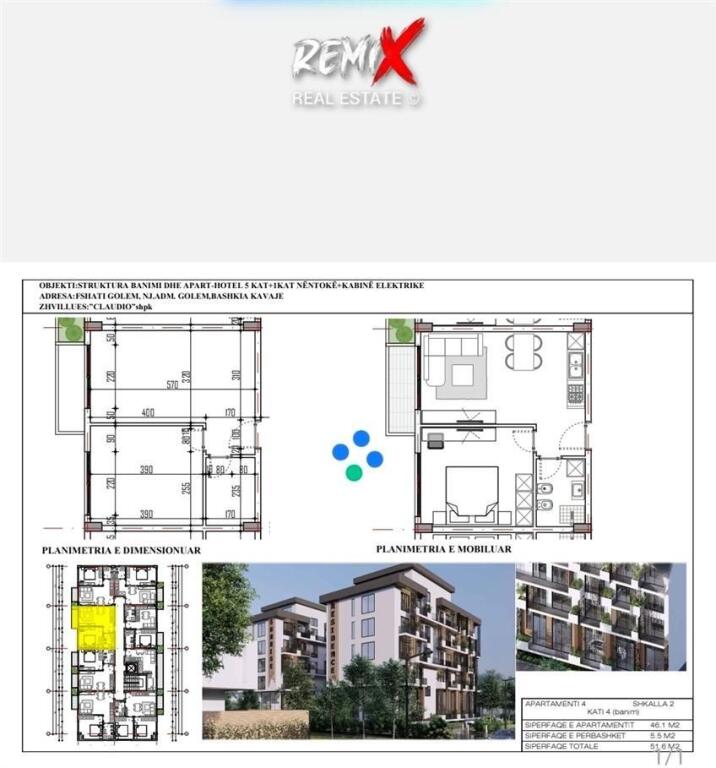 FOR SALE 1+1 APARTMENT IN GOLEM – 1,200 €/m²
