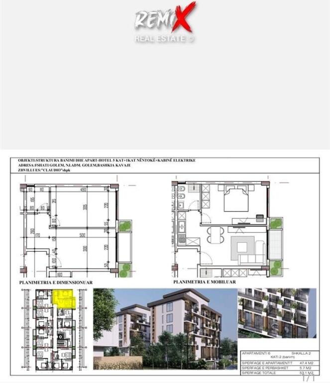 FOR SALE 1+1 APARTMENT IN GOLEM – 1,200 €/m²