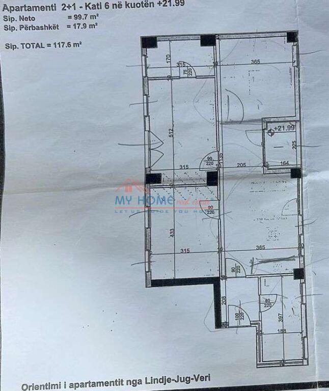 Appartamento 2+1 in vendita Complesso Aura a Tirana