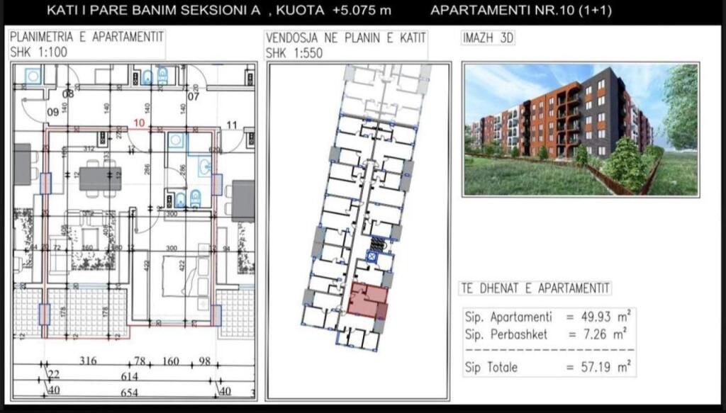 OCCASION Apartment 1+1 for sale Paskuqan