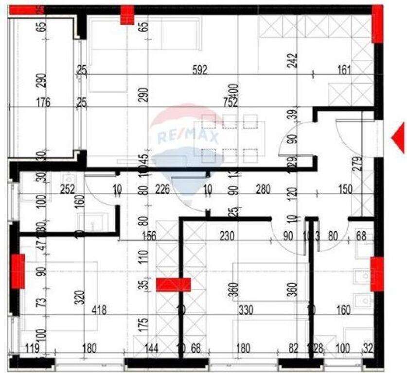 Apartment 2+1+2 at a bargain price!!! In Paskuqan