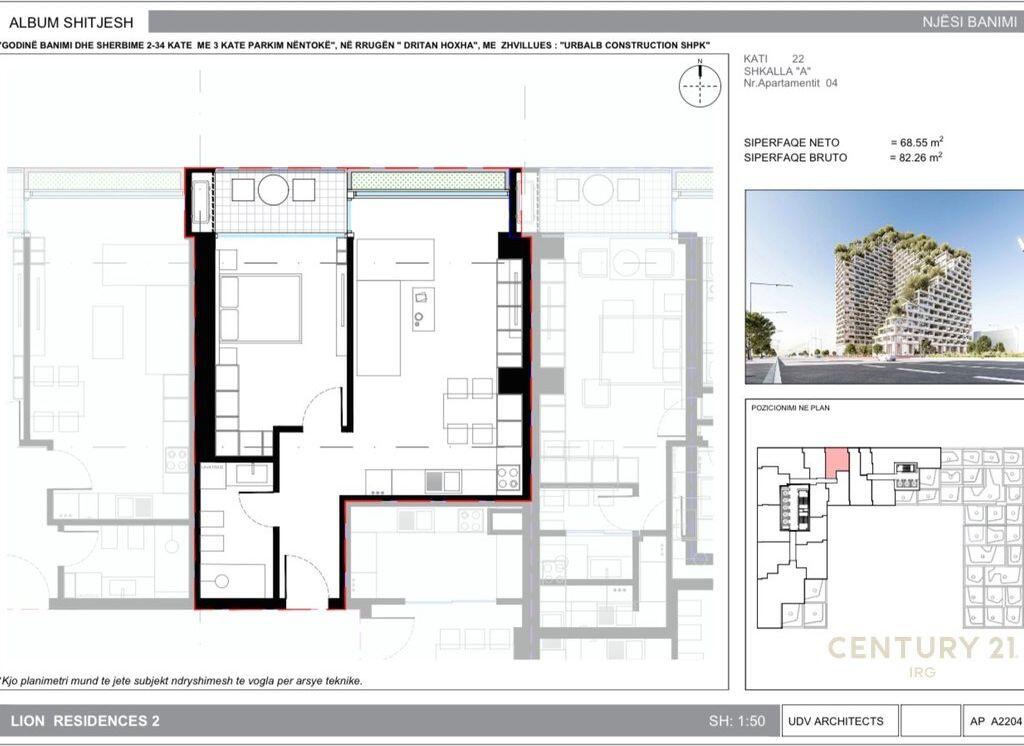 FOR SALE APARTMENT 1+1 – LION PARK RESIDENCE 2