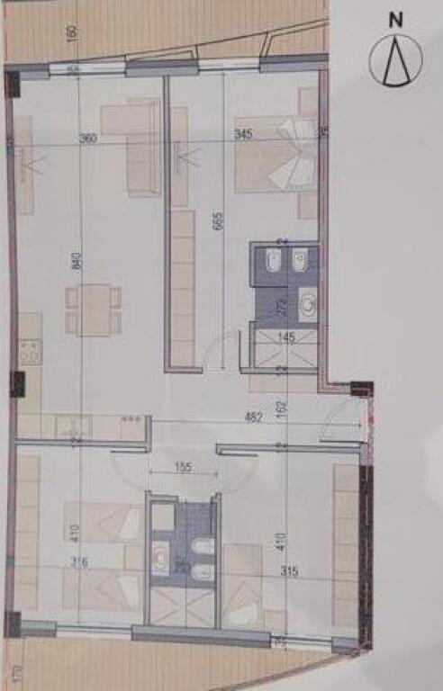 Shitet Apartament 3+1+2 +2Post Parkimi ne Qender tek “Residenca Mine Peza” ne Tirane ( ID 4131347 )