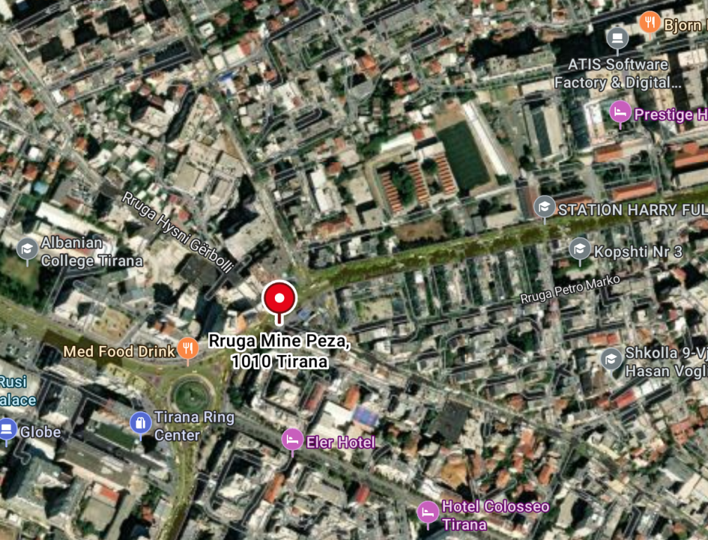 Monolocale Investito in Vendita – Via Mine Peza, vicino alla Procura di Tirana