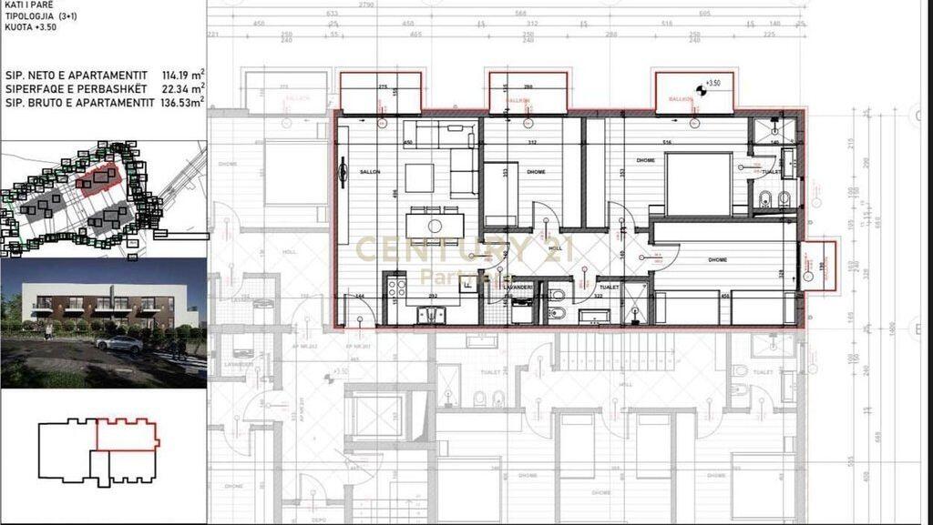 OCCASIONE! APPARTAMENTO 3+1+2 A FARKE OPZIONE CLERING