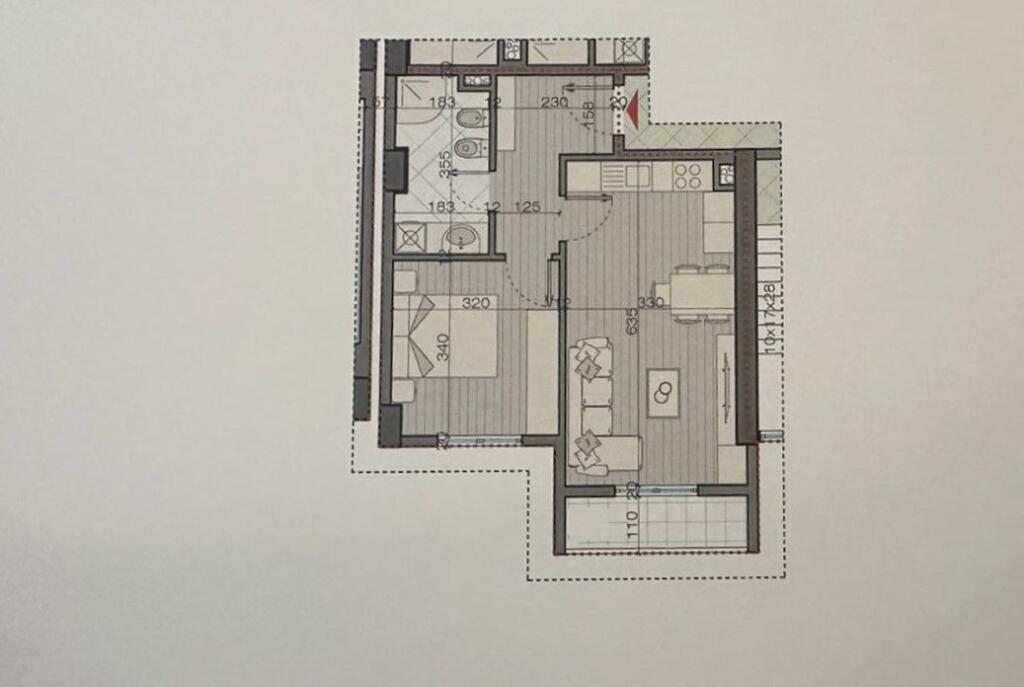 SHITET APARTAMENT 1+1  – TEK URBAN GATE, ASTIR!