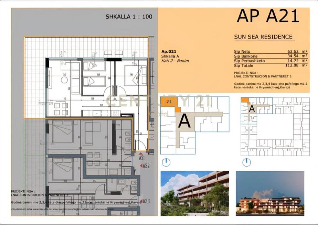 APARTMENT 2+1 IN THE NEWEST RESIDENCE IN GOLEM, SUN SEA RESIDENCE!