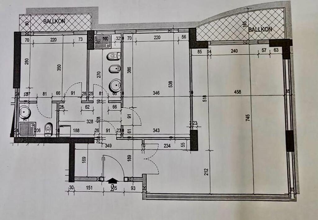 VENDESI, APPARTAMENTO MODERNO 2+1+2 con VISTA su VISION ➕‼️ 270,000 € Superficie Totale 124m2