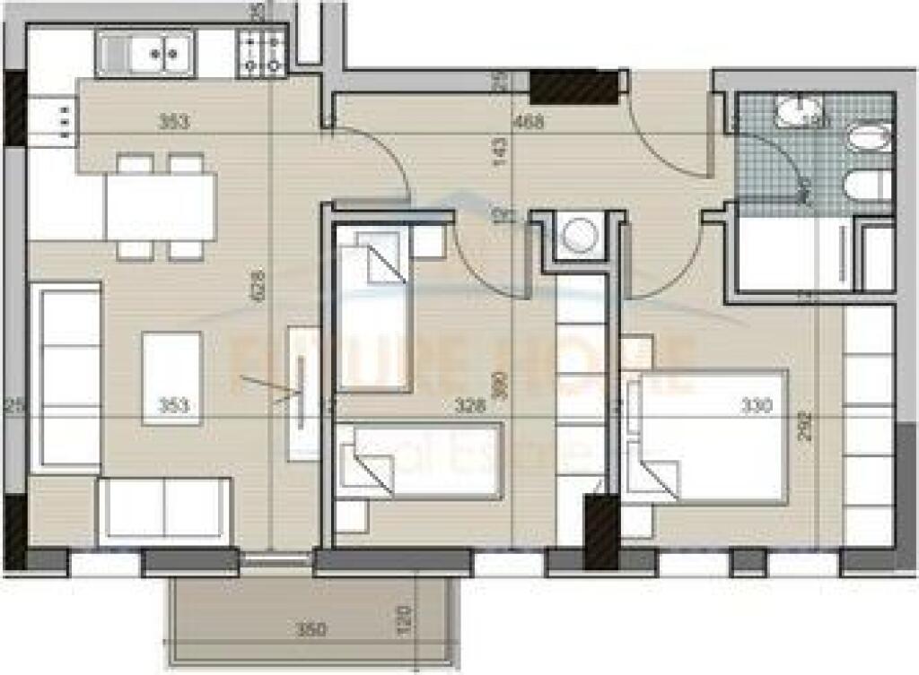 For sale, Apartment 2+1, Univers City Complex, Qtu.