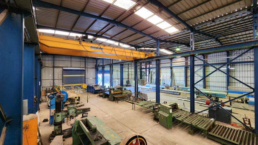 LAND, BUILDING, INDUSTRIAL WAREHOUSES, OFFICES, OR METAL PRODUCTION FACTORY FOR SALE – LUSHNJE