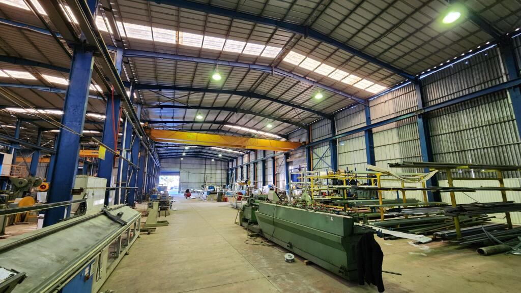 LAND, BUILDING, INDUSTRIAL WAREHOUSES, OFFICES, OR METAL PRODUCTION FACTORY FOR SALE – LUSHNJE