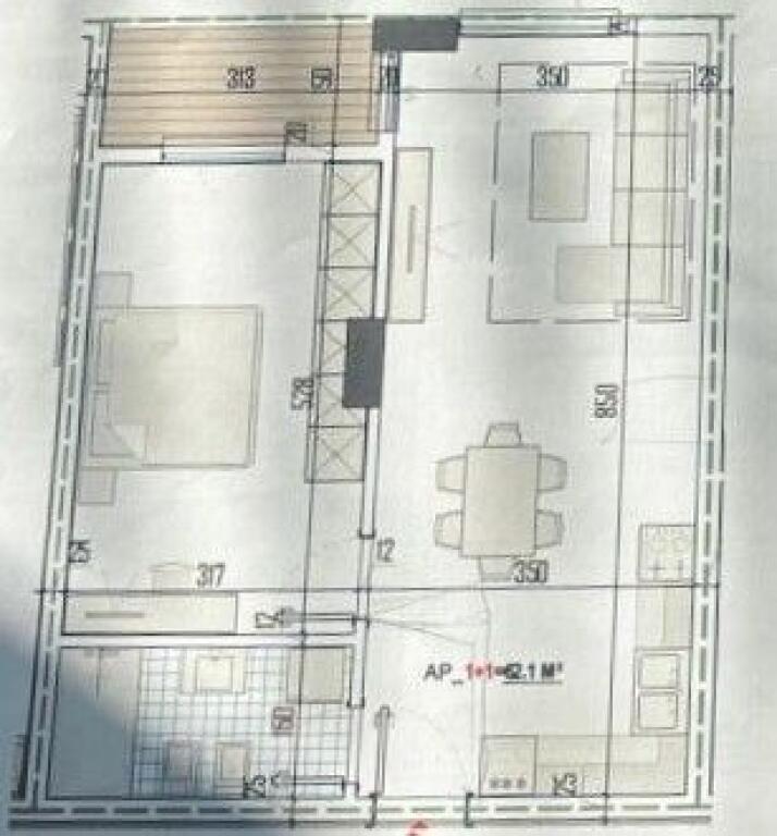 🏢Nella zona di Paskuqan, Unaza e Madhe, si vende appartamento 1+1, 80.000 Euro