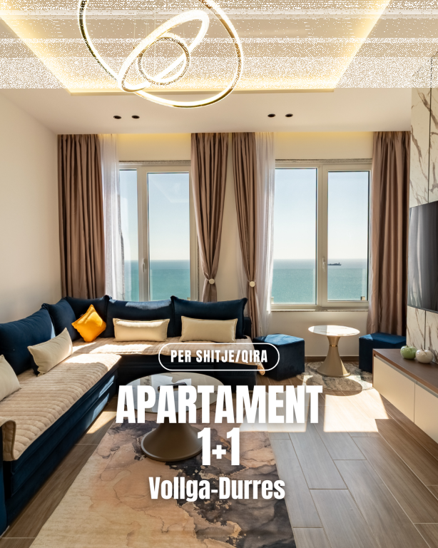 Appartamento 1+1 in vendita e affitto – Vollga, Durrës 🌊