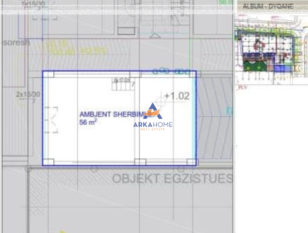LOCALE COMMERCIALE IN VENDITA 64M2 "ALI DEMI, VICINO A XHANGOLLI" 225.400 EURO