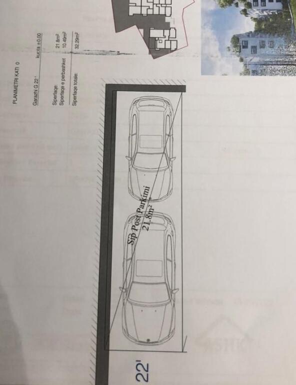 SHITEN 2 GARAZHE 32.29 M2 LIQENI THATE 7.000.000 LEKE
