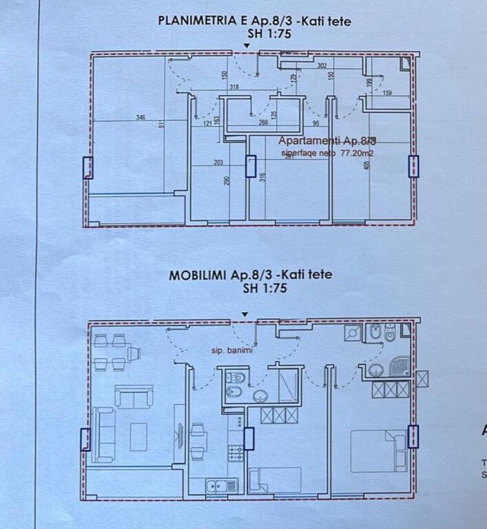 Apartament 2+1 ne shitje Astir