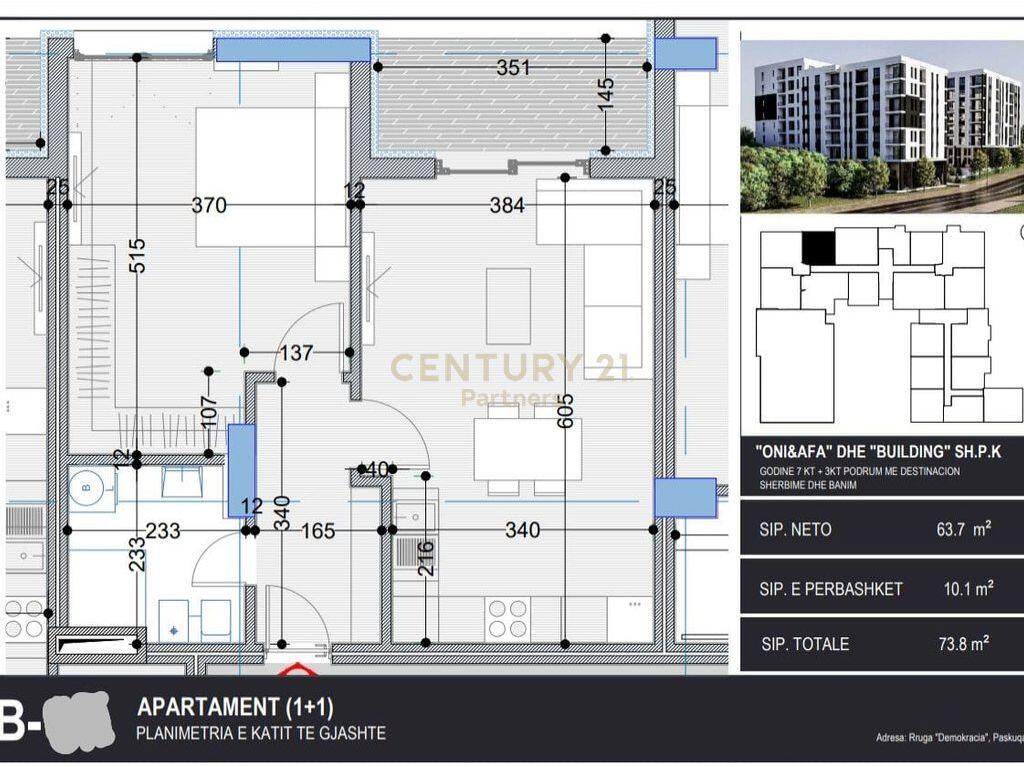 VENDIAMO APPARTAMENTO 1+1 PRESSO BELFIORE RESIDENCE II, Paskuqan!
