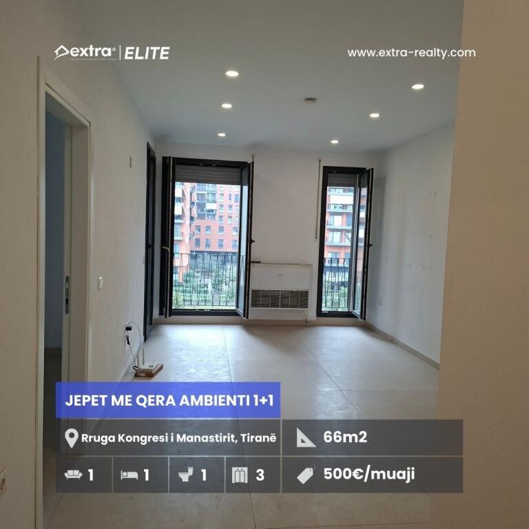 For Rent 1+1 Space Kongresi i Manastirit Street