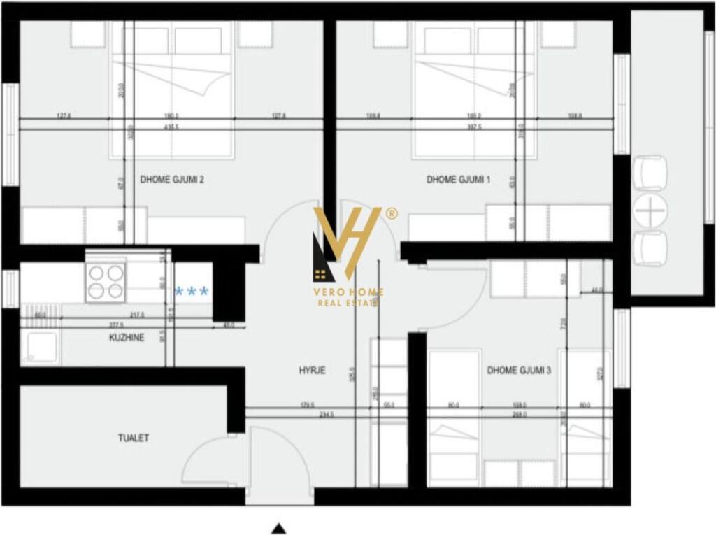 OFFICE 74 M2 FOR RENT AT TREGU ÇAM 68,000 LEKE