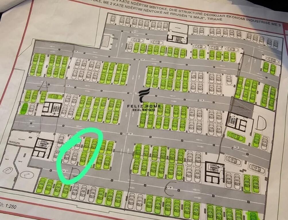 SHITEN 2 POSTE PARKIMI 70M2 RRUGA 5 MAJ 46.000 EURO