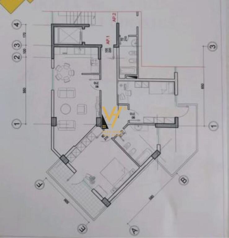 OFFICE 127 M2 FOR RENT ON VASO PASHA STREET 1.100 EURO