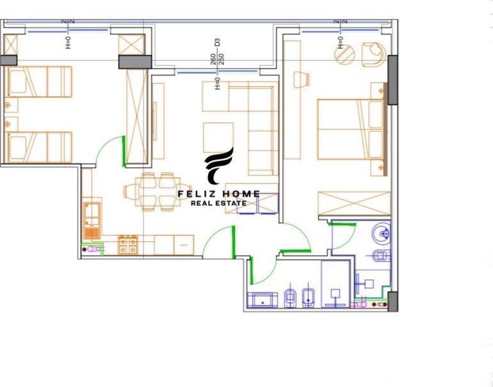 FOR SALE APARTMENT 2+1 GOLEM 128,592 EURO