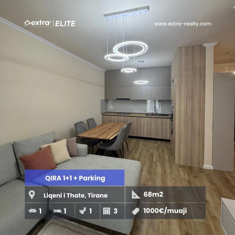 Appartamento 1+1+Parcheggio in Affitto - Lago Secco, Tirana